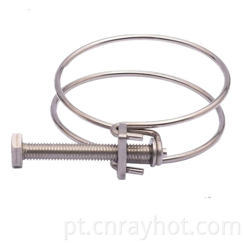 double wire hose clamp